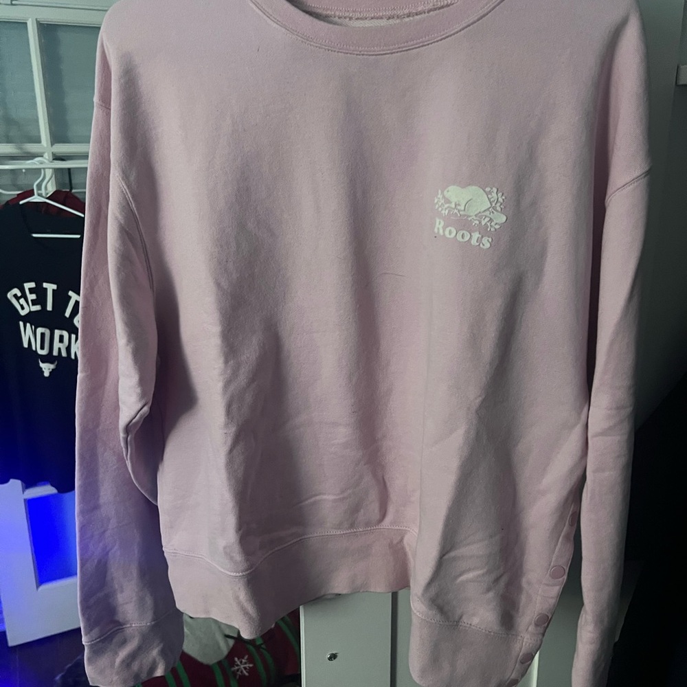 Roots Light Pink Pullover